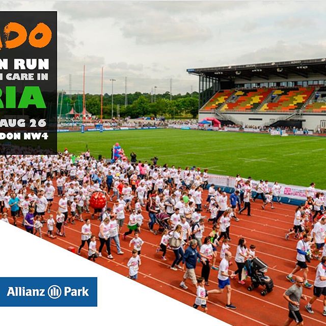 Register now for the Amaudo Fun Run @allianzpark this August bank holiday, part of the Nigerian Schools Foundation annual fun day bit.ly/NSFUK-2018 #mentalhealth #funrun #running #nigeria
