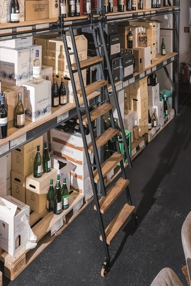 MWE Wine Cellar Ladders and Library Ladders