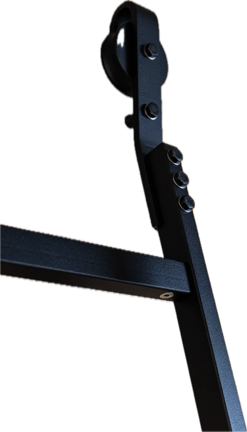 MWE micro powder coated stainless steel ladder finish