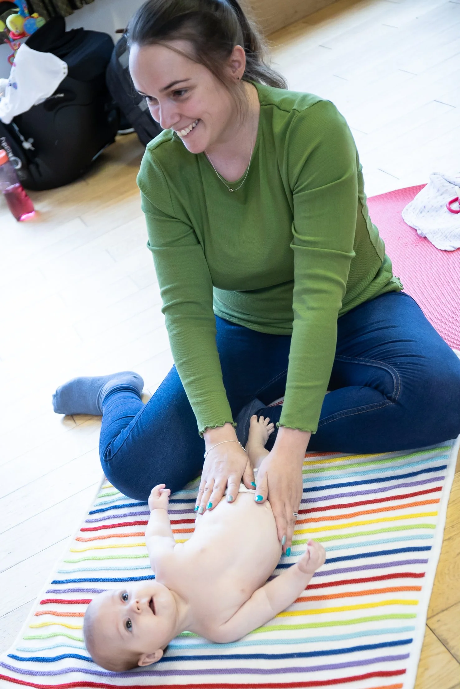 Breathing Space Yoga baby Massage class in Northwich
