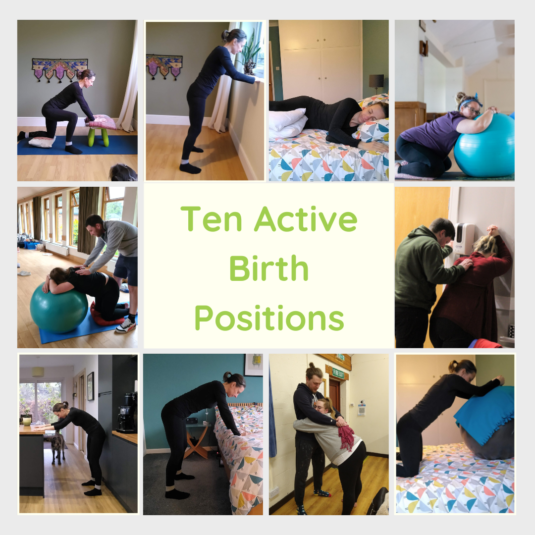 Ten active birth positions to help you and your baby through