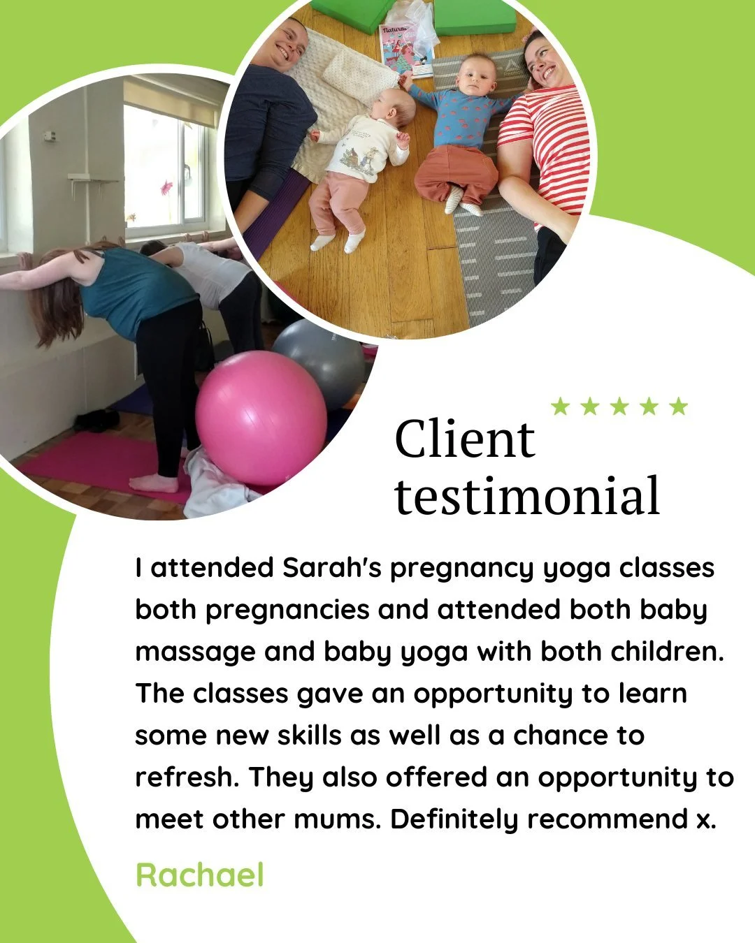 If you are looking for an antenatal class in Northwich or a Postnatal Baby Class in Northwich to support your journey from pregnancy and into motherhood why not try Pregnancy or Mum and Baby Yoga?  You don't need to have done any yoga before, its not