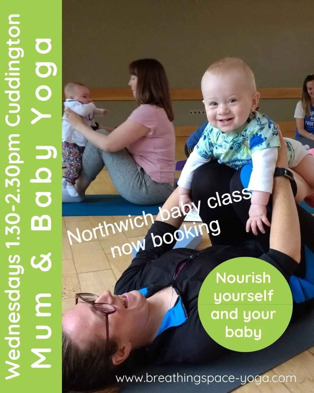 💚Have you recently had a baby? Would you like to do a gentle baby class in Northwich AND support your early postnatal recovery? Come and Join Mum and Baby Yoga in Cuddington.

As a pre and postnatal yoga teacher I am passionate that women are suppor