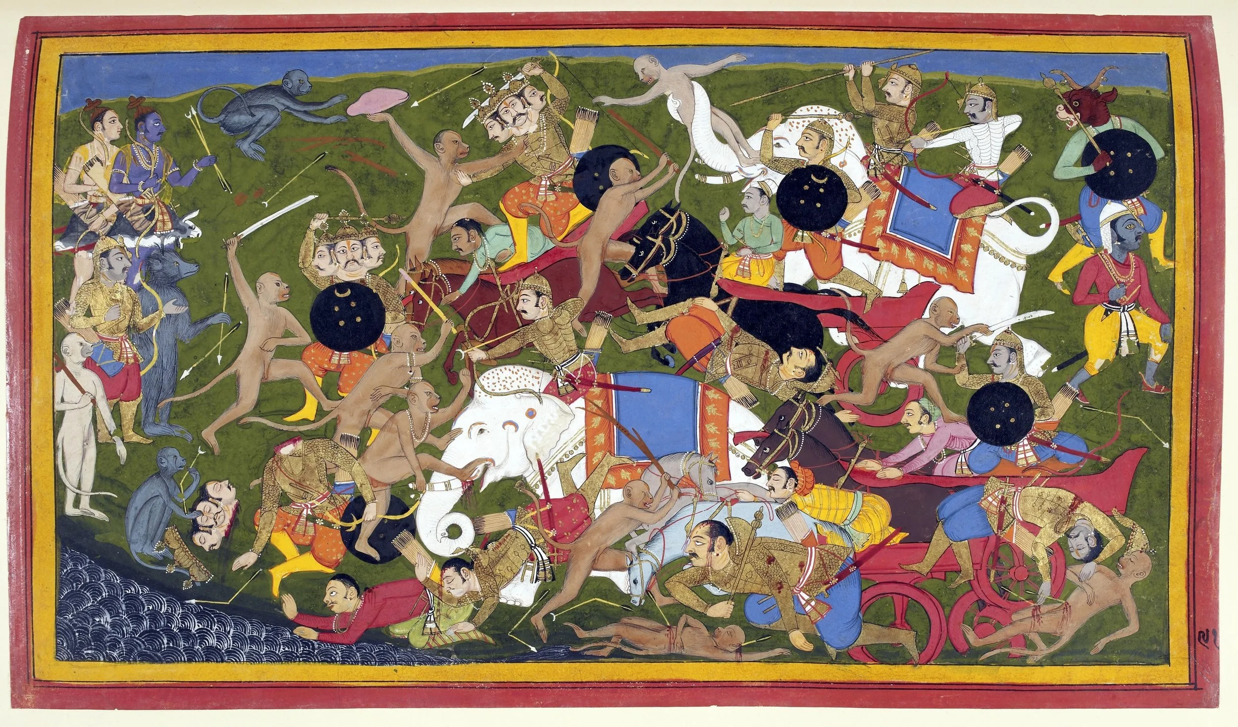 The Battle of Lanka - The Ramayana a summary by Breathing Space Yoga Northwich