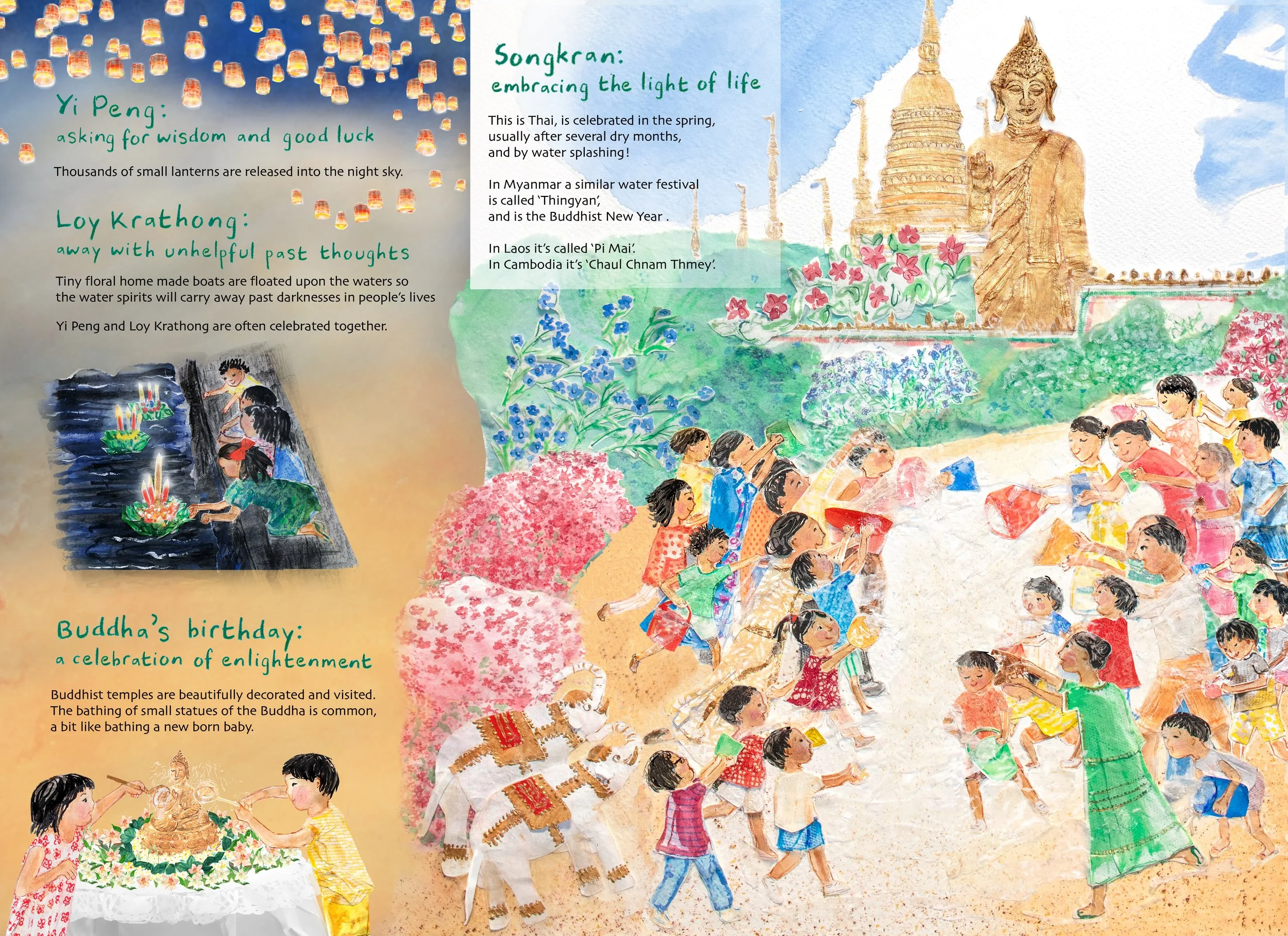  From Darkness to Light: right side of double page spread (light) 