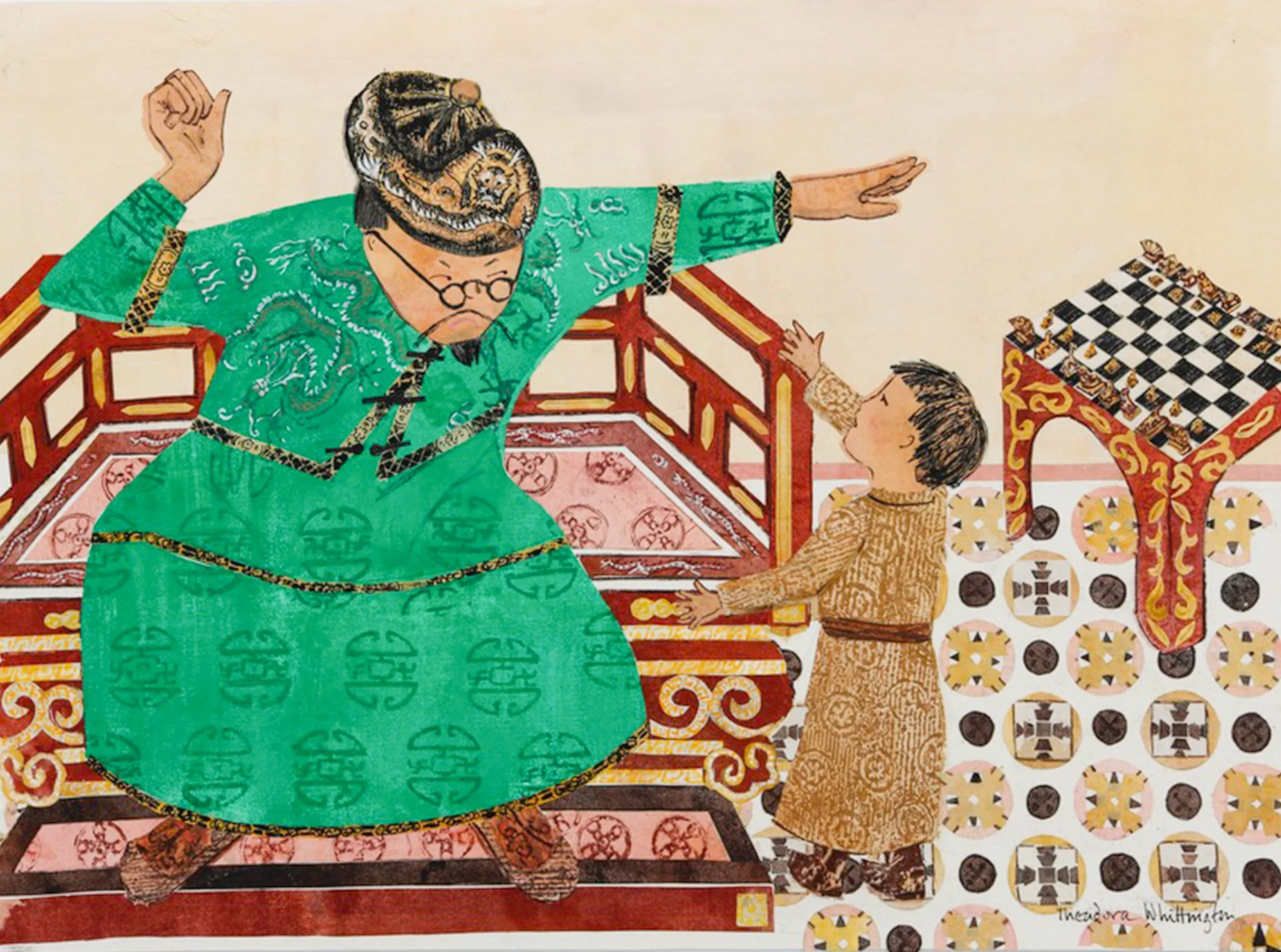  Excerpt from ‘Mongolian Chess’ (image now sold) 