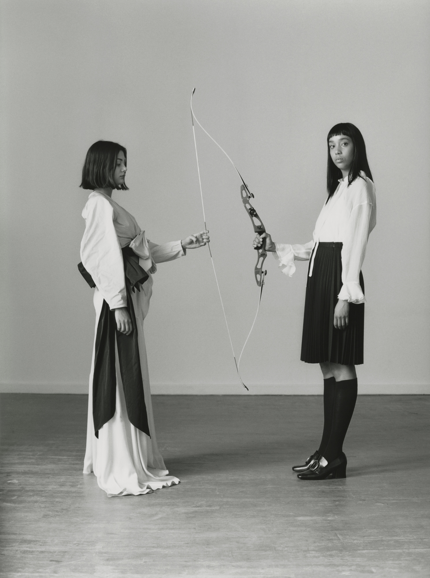Tara and Kekeli for Twin Magazine shot by Samuel Bradley styled by Charlotte Roberts