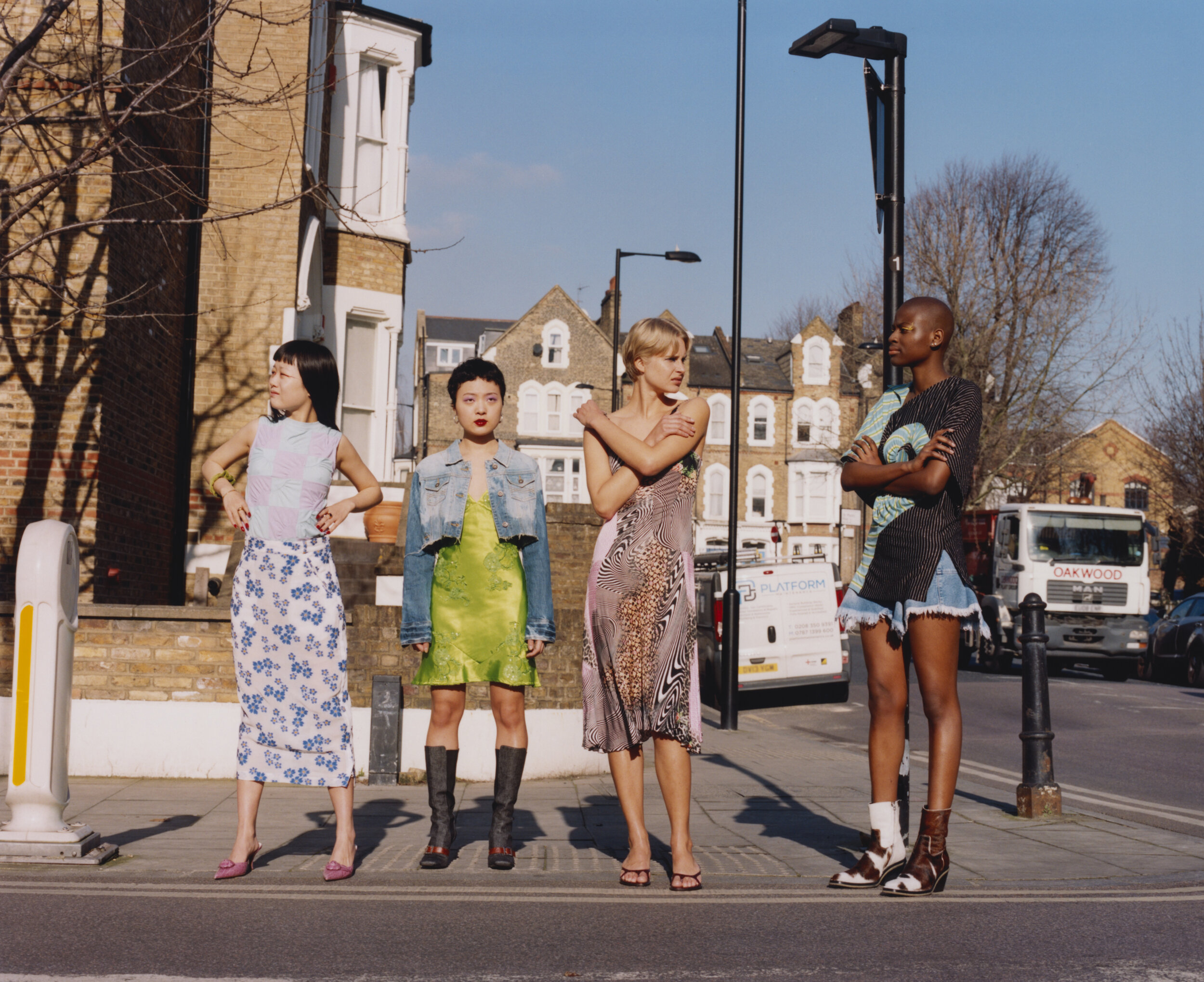 Cherie, Nasung, Steffi and Aminat for Office Magazine by Sirui Ma and Tereza Ortiz
