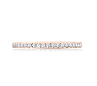 French Pavé Eternity Band