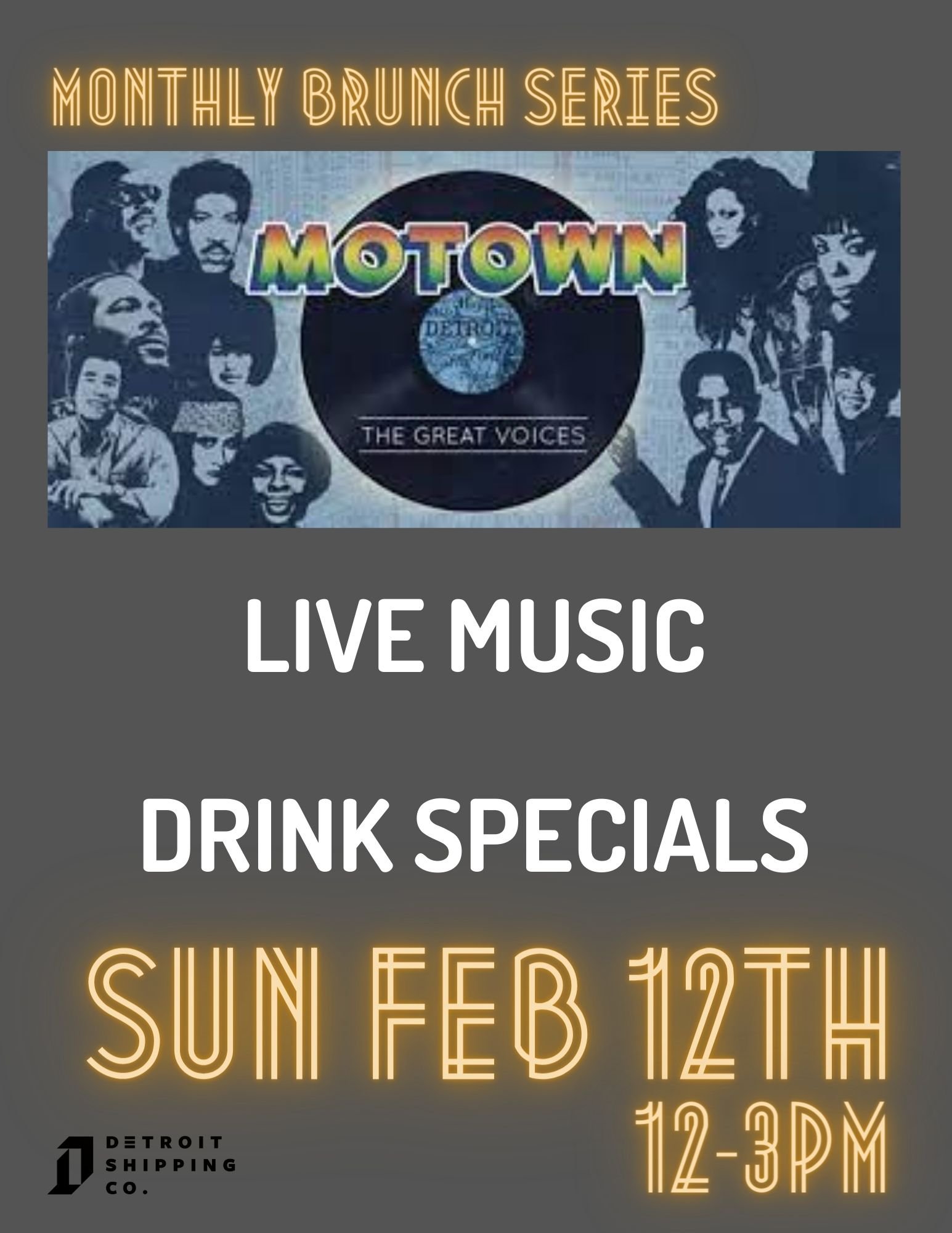 Monthly Brunch Series: Motown