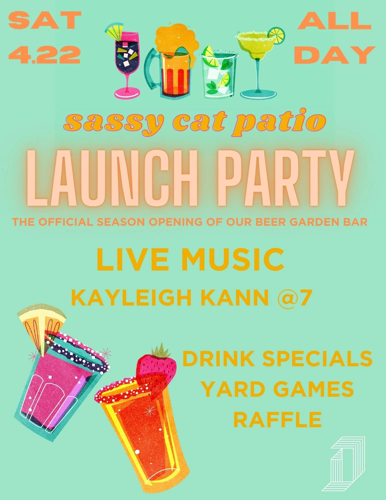 Sassy Cat Patio Launch Party