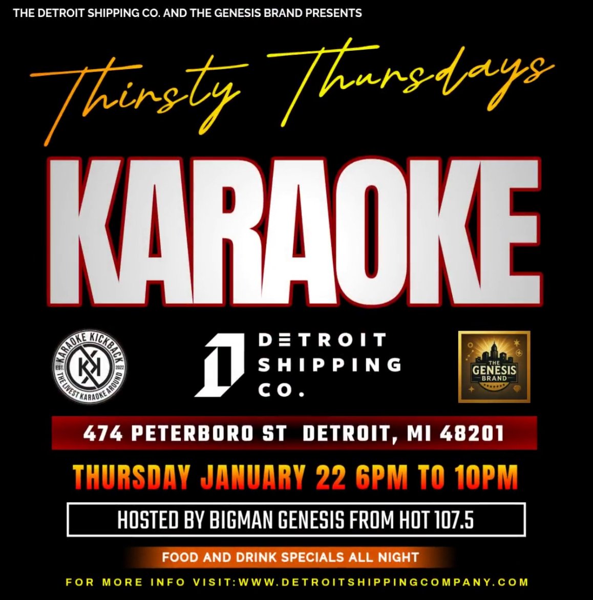 Thirsty Thursdays Karaoke
