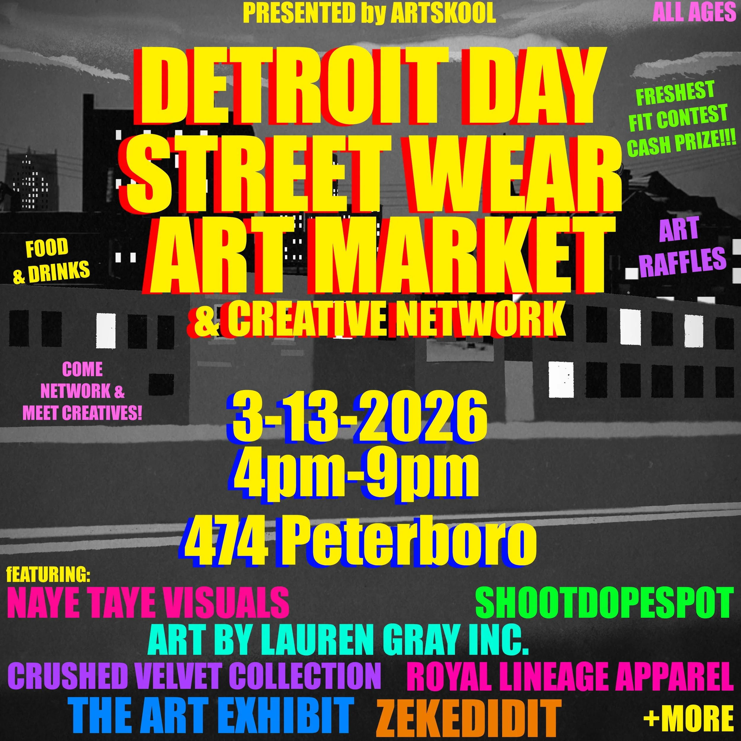 Detroit Day Streetwear Art Market &amp; Creative Network