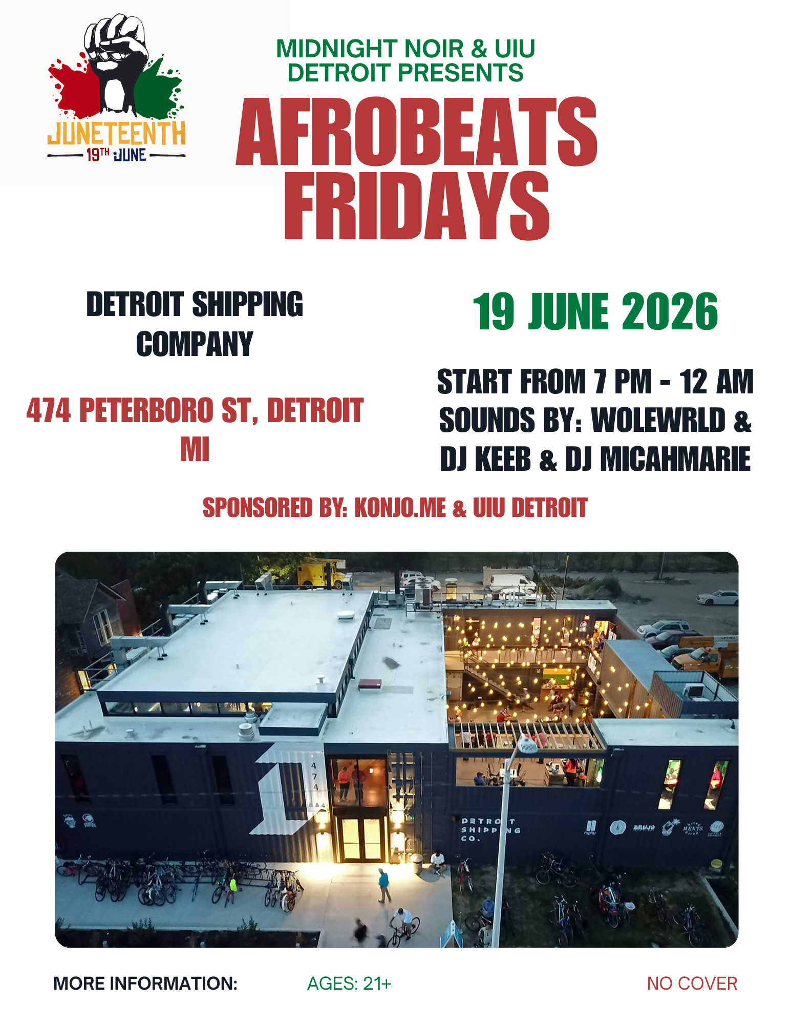 Afrobeats Fridays JUNETEENTH