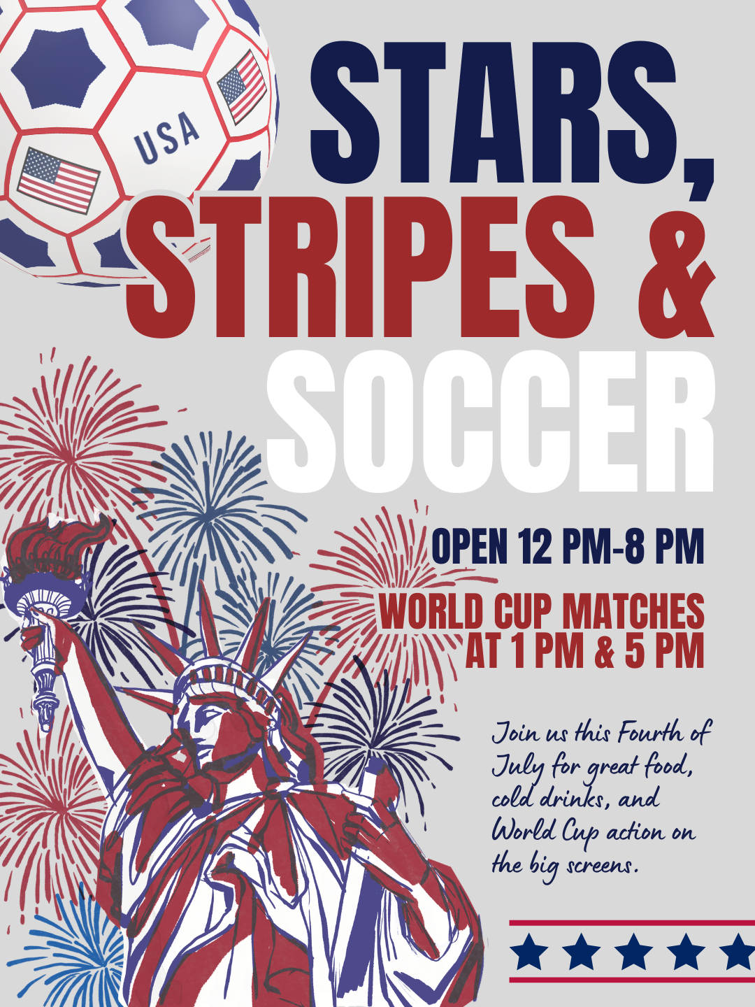Stars, Stripes, &amp; Soccer - 4TH OF JULY