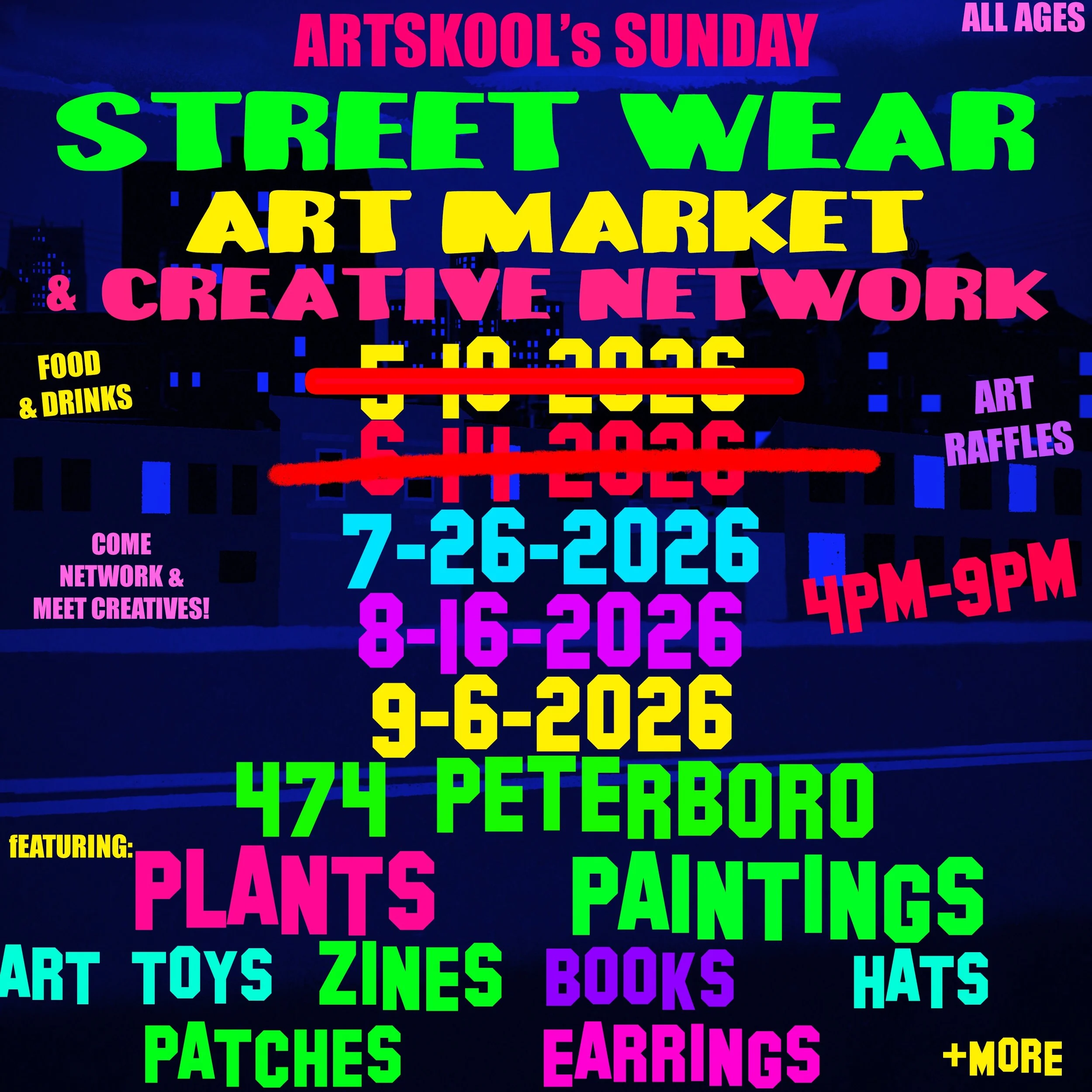 ARTSKOOL'S SUNDAY - Street Wear Art Market &amp; Creative Network