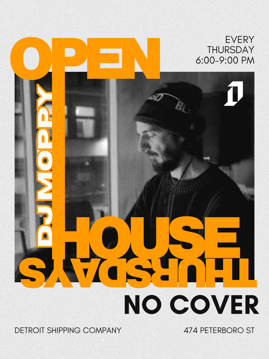 Open House Thursday - DJ Moppy 