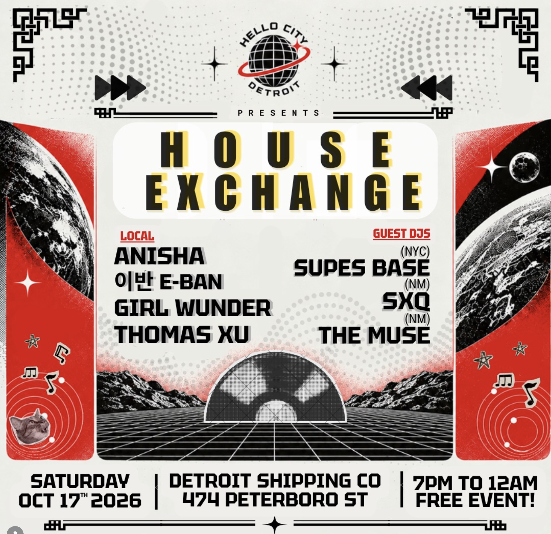 HOUSE EXCHANGE - DETROIT DJs