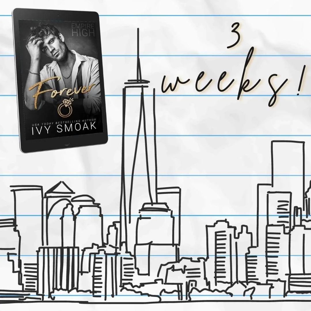 3 Weeks!

It's finally Empire High Forever release month!

What do you hope happens in Empire High Forever?
***

Forever is the final book of the Empire High series. And it releases May 23rd.

Haven't read the first book of the Empire High series yet