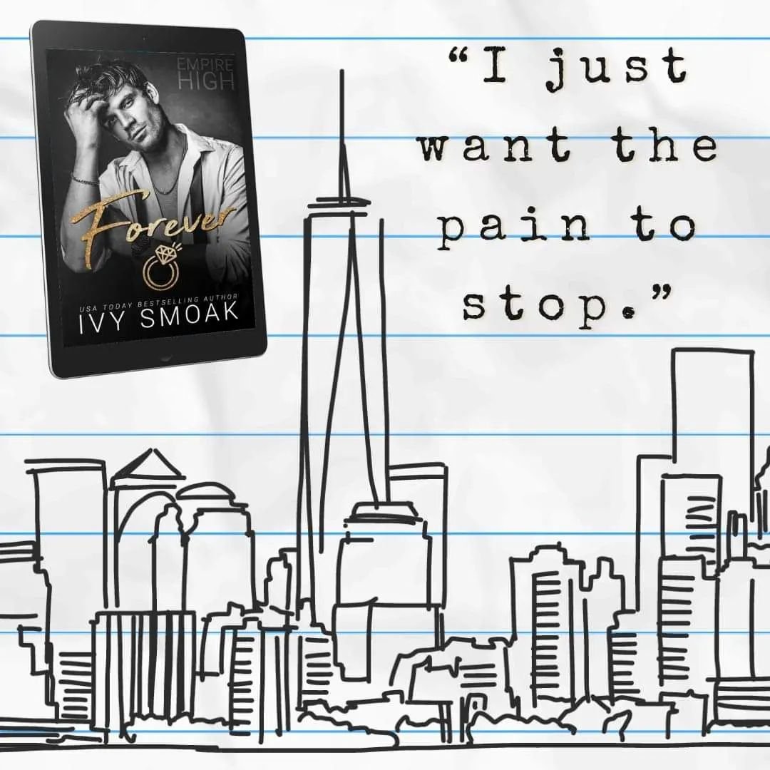 It's Teaser Tuesday!

Empire High Forever comes out in just over 2 weeks!!!!

And I have a nice long excerpt for you today:

&ldquo;I just want everything to stop hurting,&rdquo; she whispered against my lips.

I didn&rsquo;t know what exactly she wa