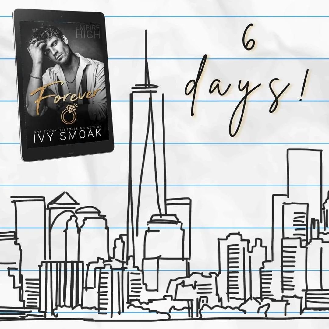 Empire High Forever comes out in 6 days!!!!

I really can't believe it's almost time to say goodbye to these characters. But the ending is oh so sweet 🙂 I can't wait to talk about it!!

Forever release May 23rd. And yes, it is the final book of the 