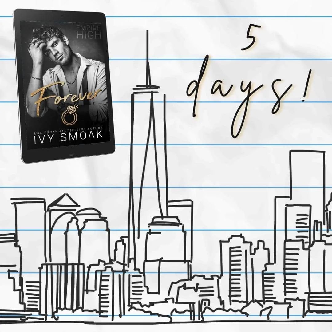 Empire High Forever comes out in 5 days!!!! 

Who else can't wait for next week?

I really can't believe it's almost time to say goodbye to these characters. But the ending is oh so sweet 🙂 I can't wait to talk about it!! 

Forever release May 23rd.