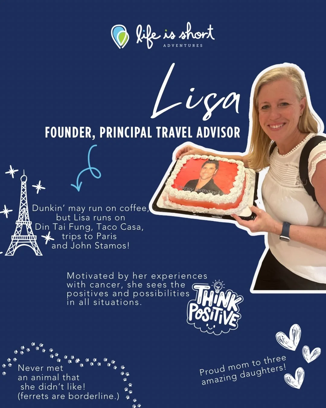 Reintroduction Time!

Same team, new fun facts ✨

I&rsquo;m so thankful for this incredible (and fun!) team of travel advisors behind Life Is Short Adventures.

Each person brings something unique to the team and their client itineraries. 

What