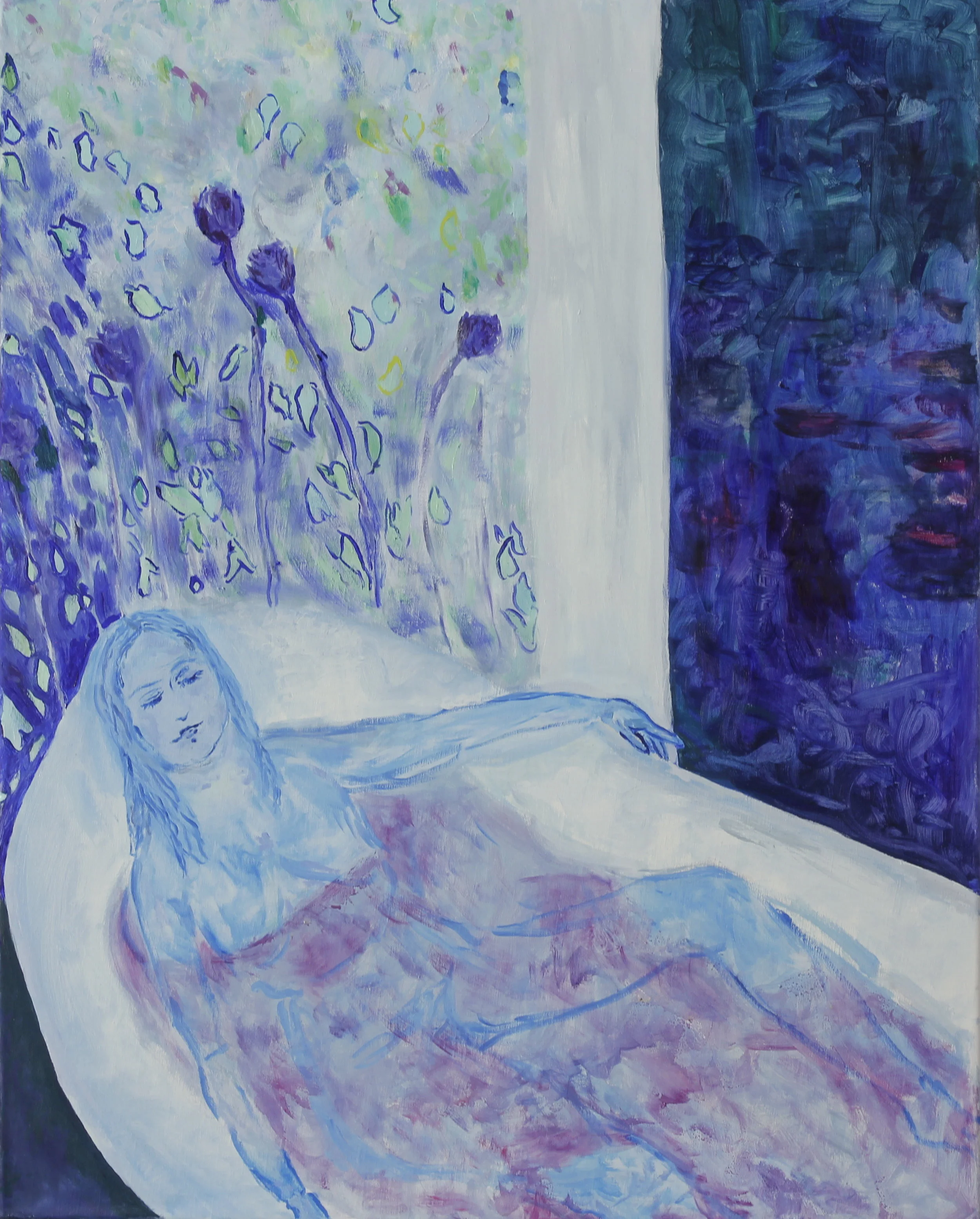 The smell of lavender and sweat