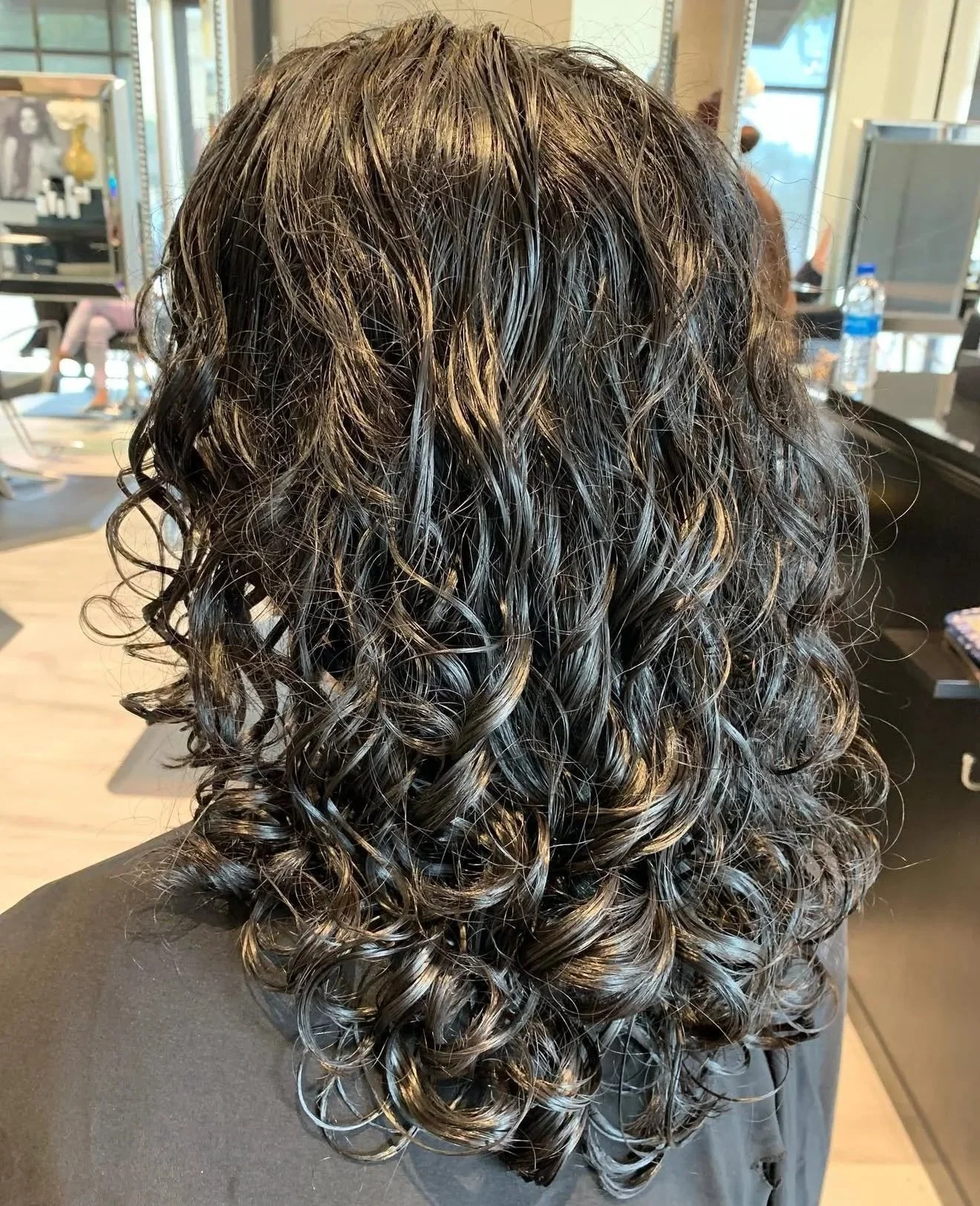 Natural movement wavy haircut without bulk for fine to medium density hair — Frisco and Southlake Texas