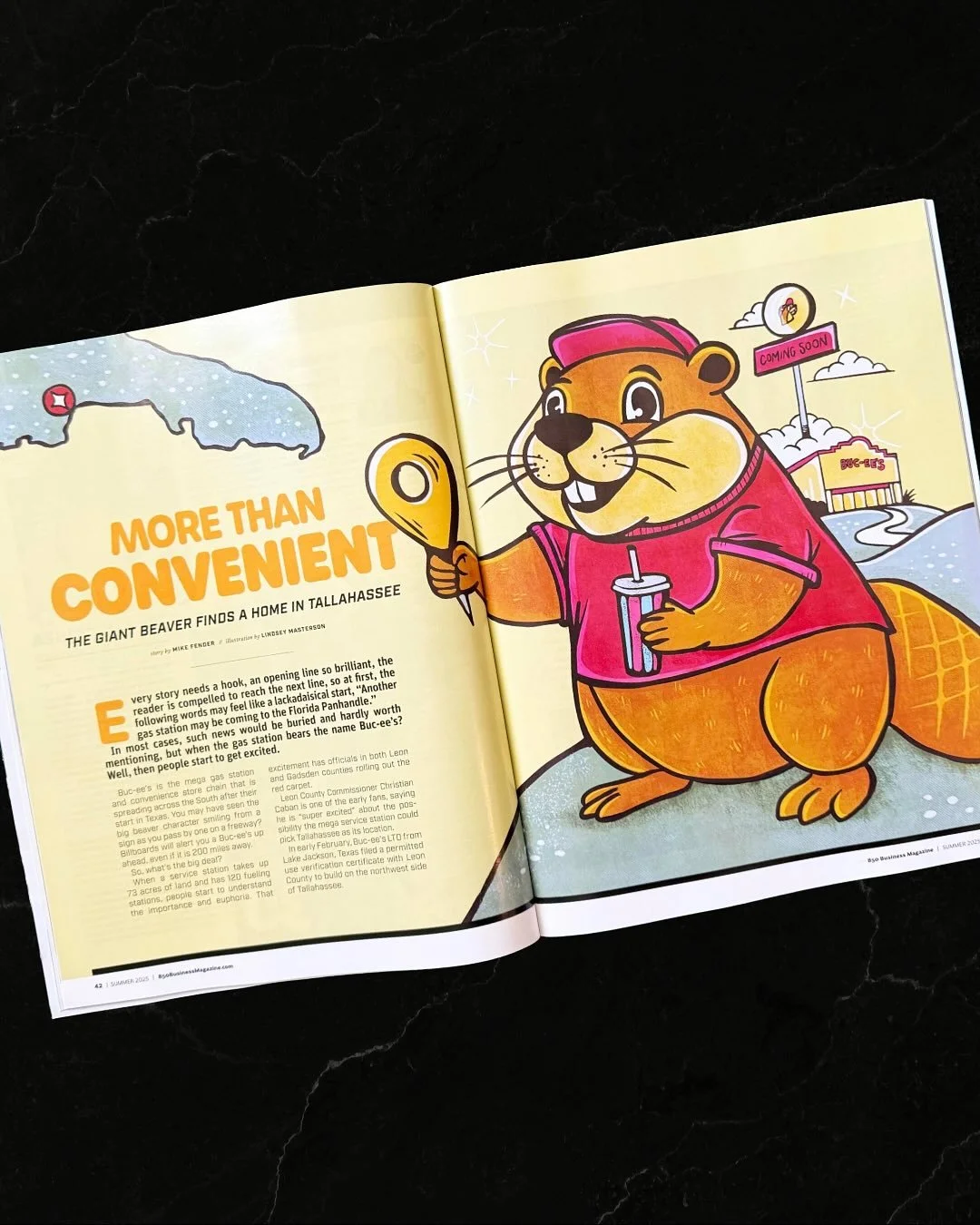 Editorial illustrations published in @850bizmag summer issue. ✍️