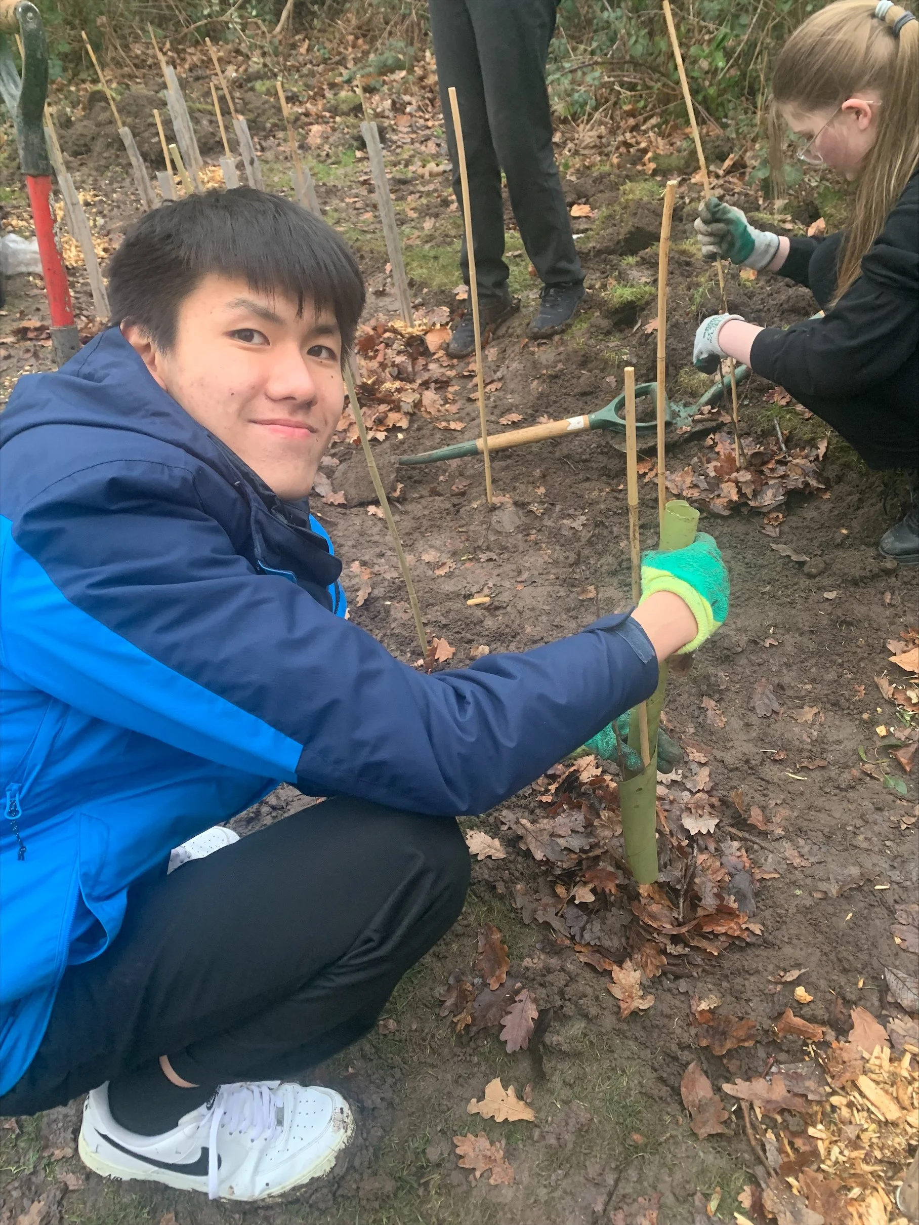 Planting a hedgerow for wildlife in Solihull — Earth Restoration Service