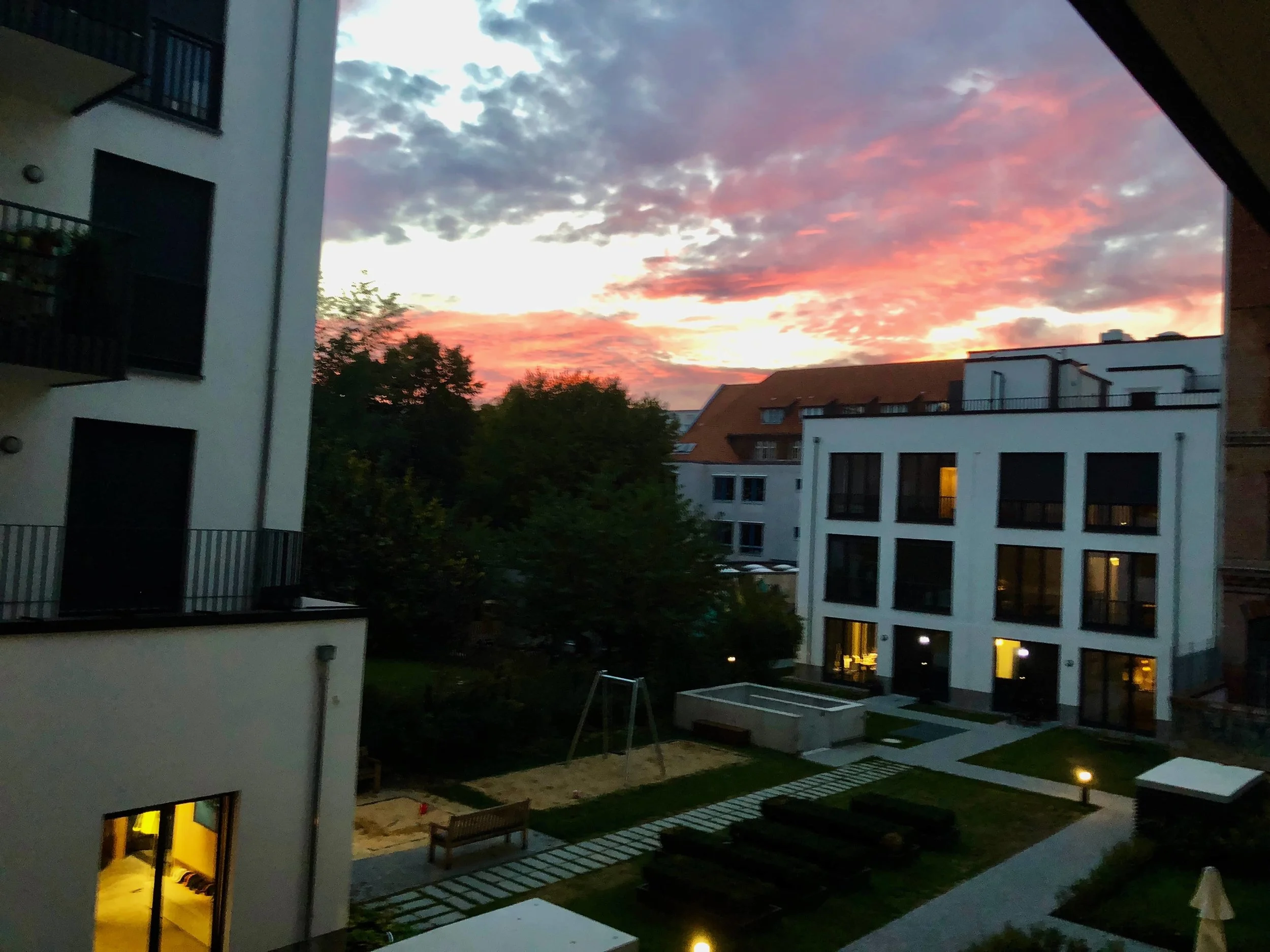 Sunset on Saturday October 6th, 2018