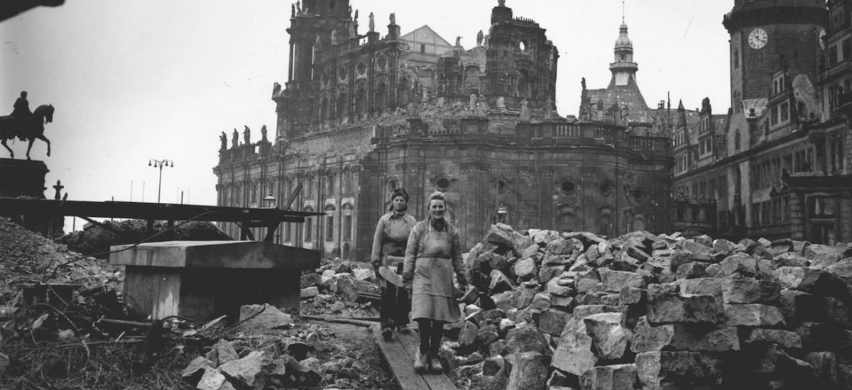 Dresden Royal Palace after the bombing.