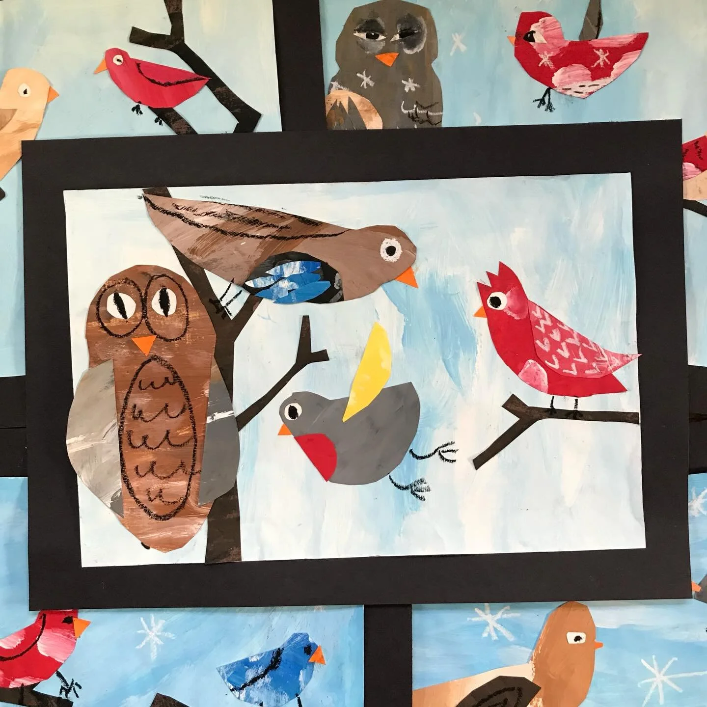 &ldquo;My students loved this activity!&rdquo; Thank you for your reviews! 

These collages are inspired by the annual Audubon Christmas Bird Count from mid-December-January 5th. Just beautiful finished artworks and a great combo of art and science. 