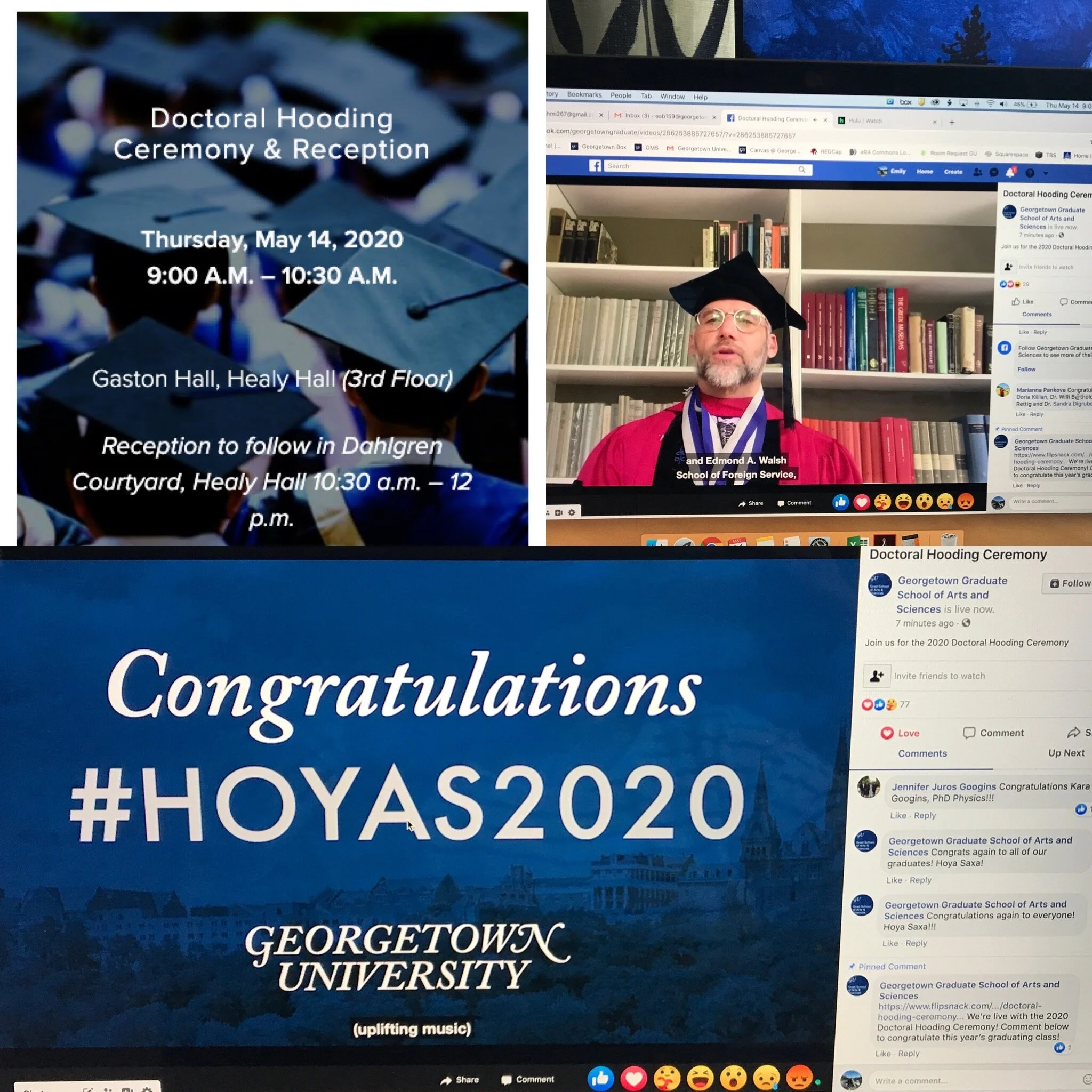 Drs. Ashburn and Kadam participated in the Georgetown Hooding Ceremony! @SikoTree @parikad78