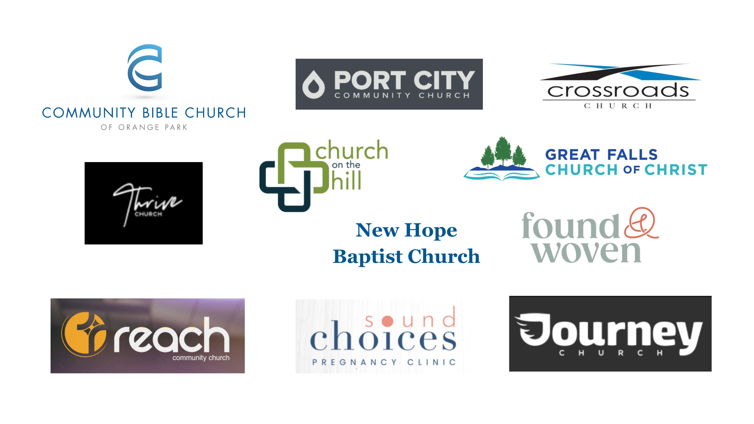 Image of our Ministry Partner logos