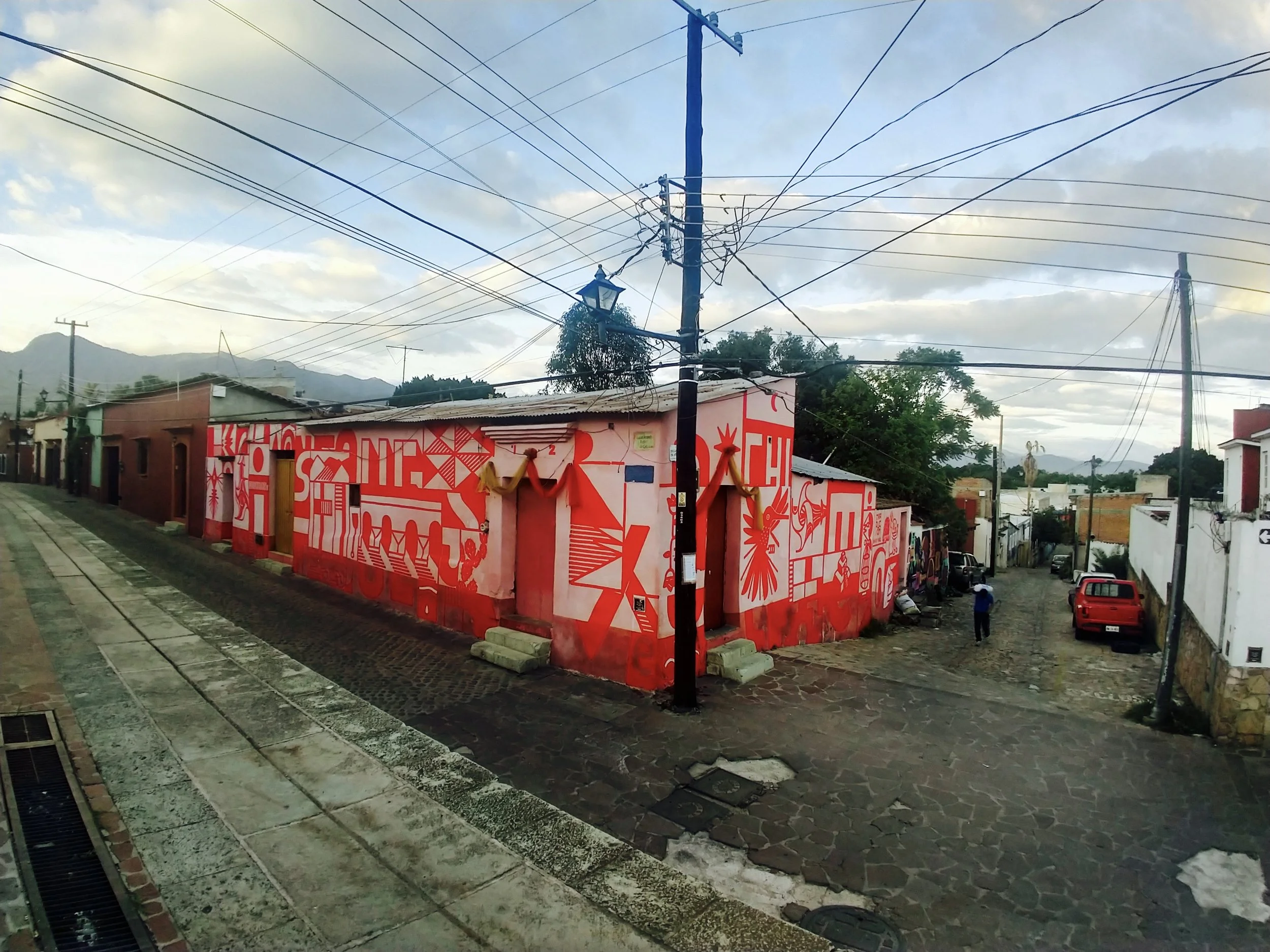 We passed this at least twice a day on our walk into the city of Oaxaca.
