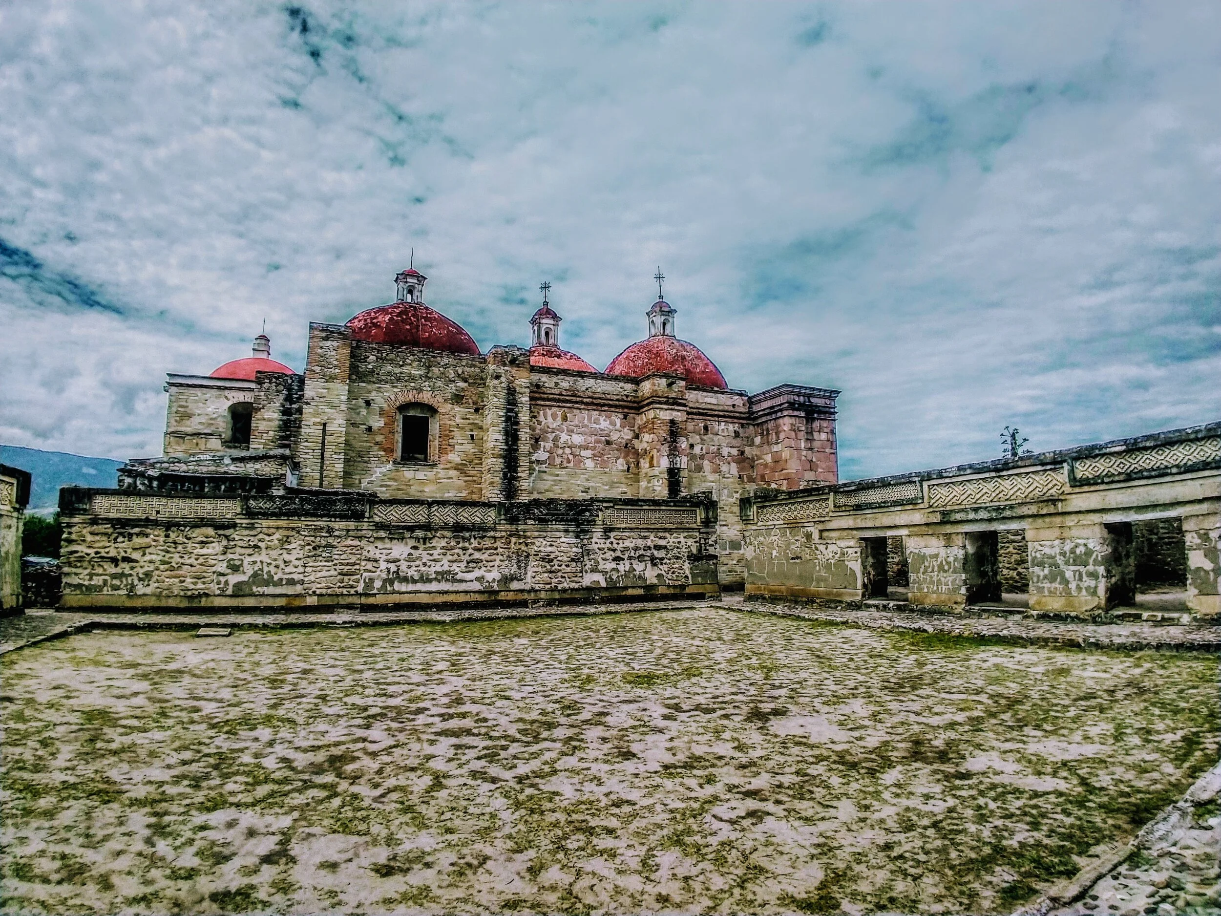 This church was built by the local population, using stones from disassembled cultural sites. I bet that was fun. - Mitla, MX