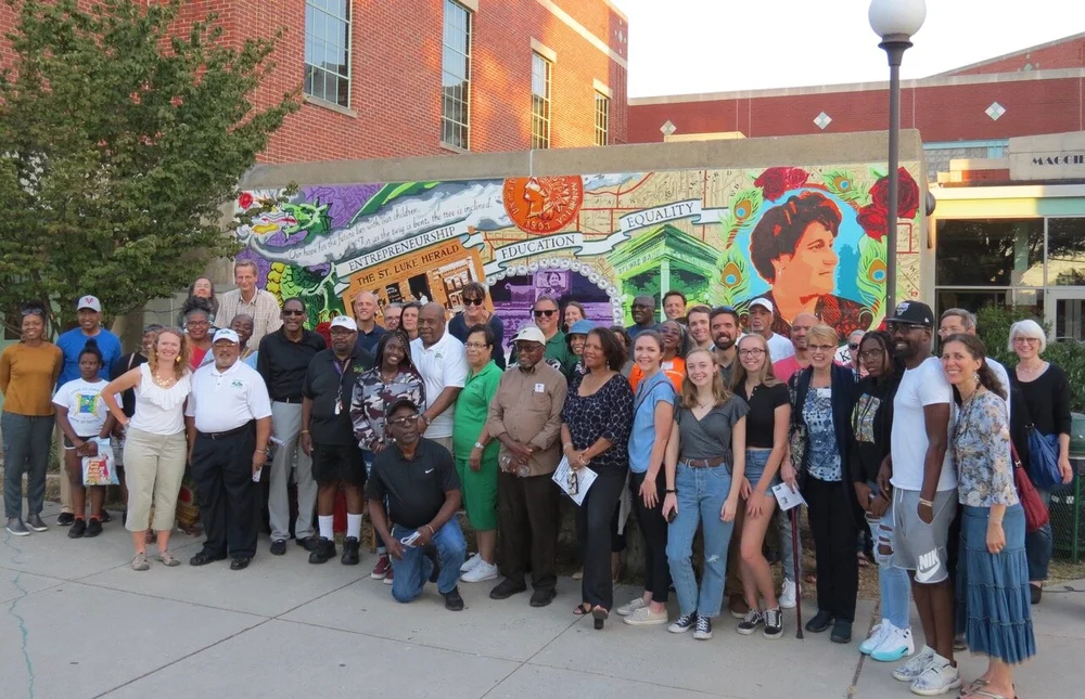 J. Maurice Hopkins and Colleen Phelon Hall (Artist), May 2019