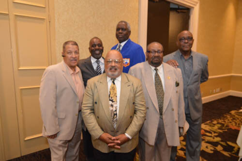  Bobby Dandridge and his Maggie L. Walker High School classmates at his 2019 VIA Induction Banquet. 