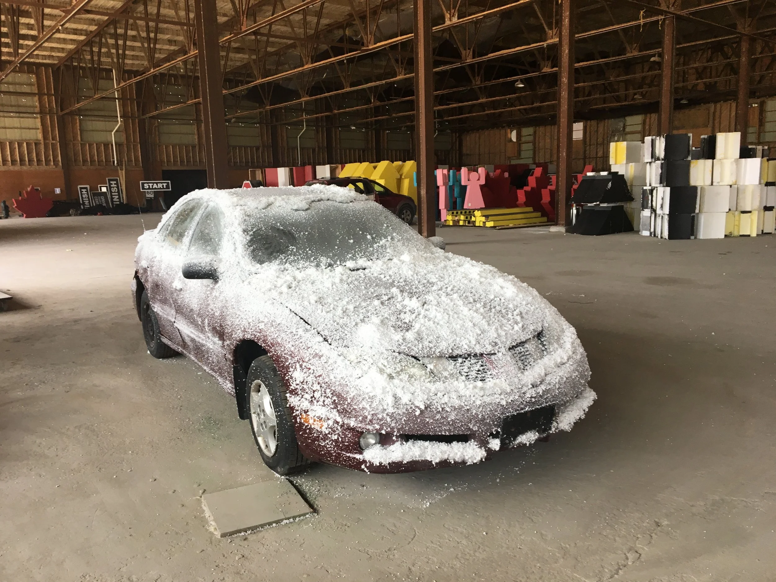 The "icy corner" car