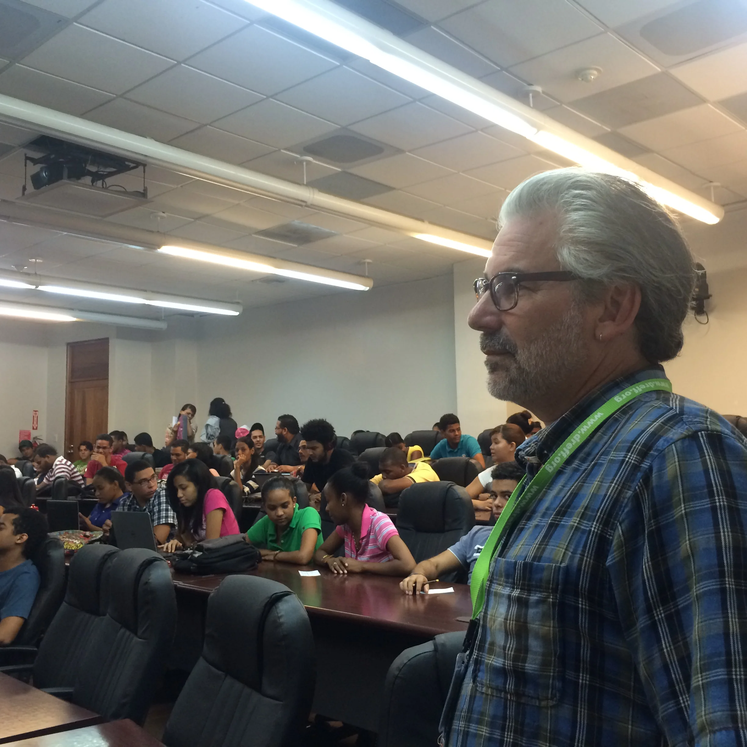 SlingShot screens at ITLA as part of the Dominican Republic Environmental Film Festival (DREFF).