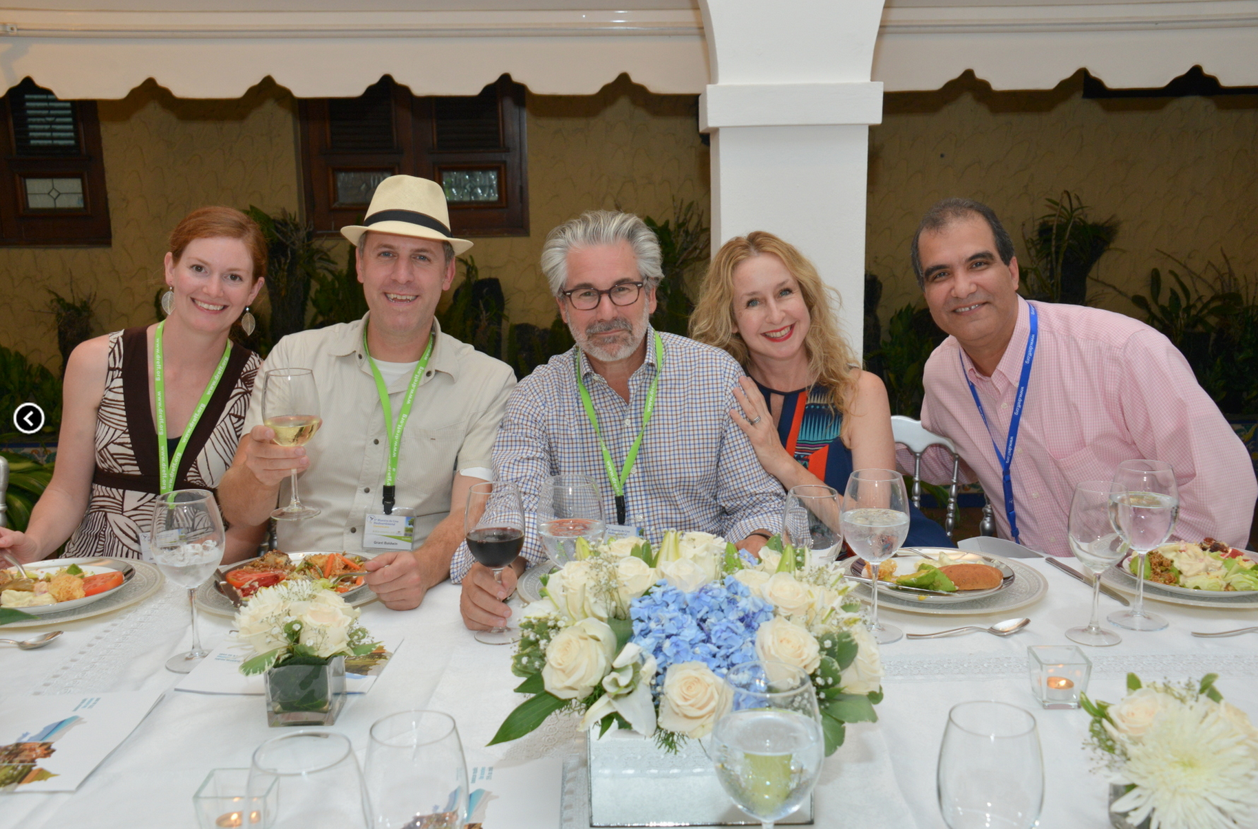 Dinner at the Dominican Republic Film Commission.