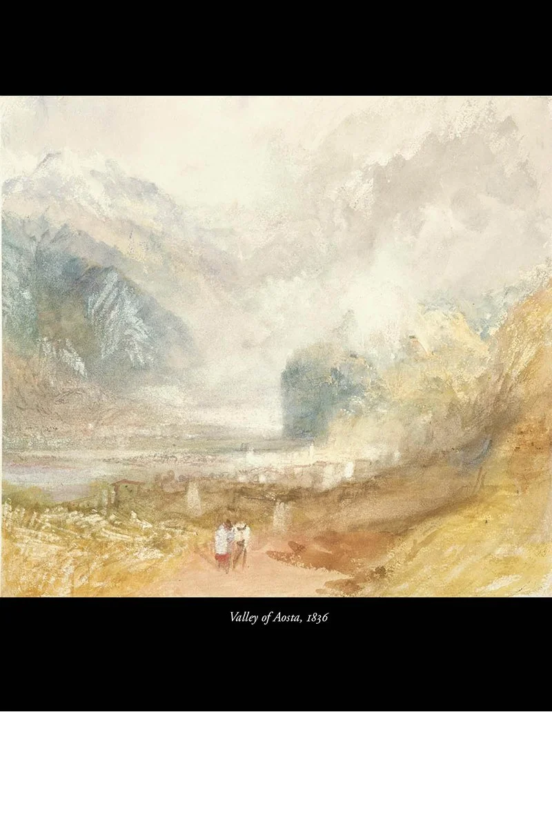 Valley of Aosta, painting by J. M. W. Turner, 1836