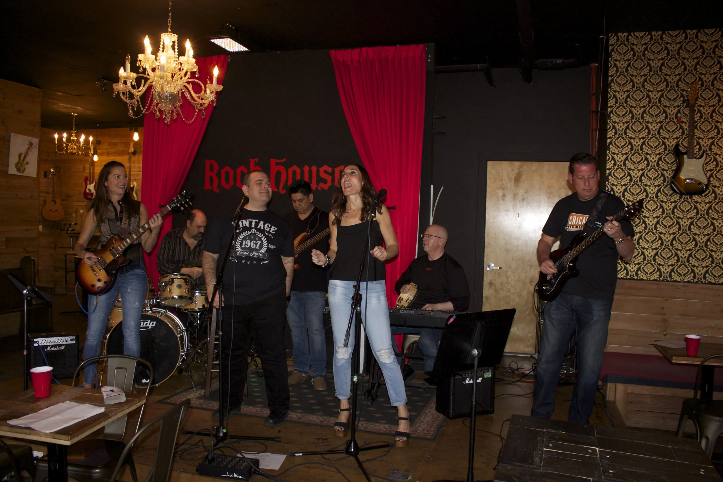 No Shame performing at a gig!