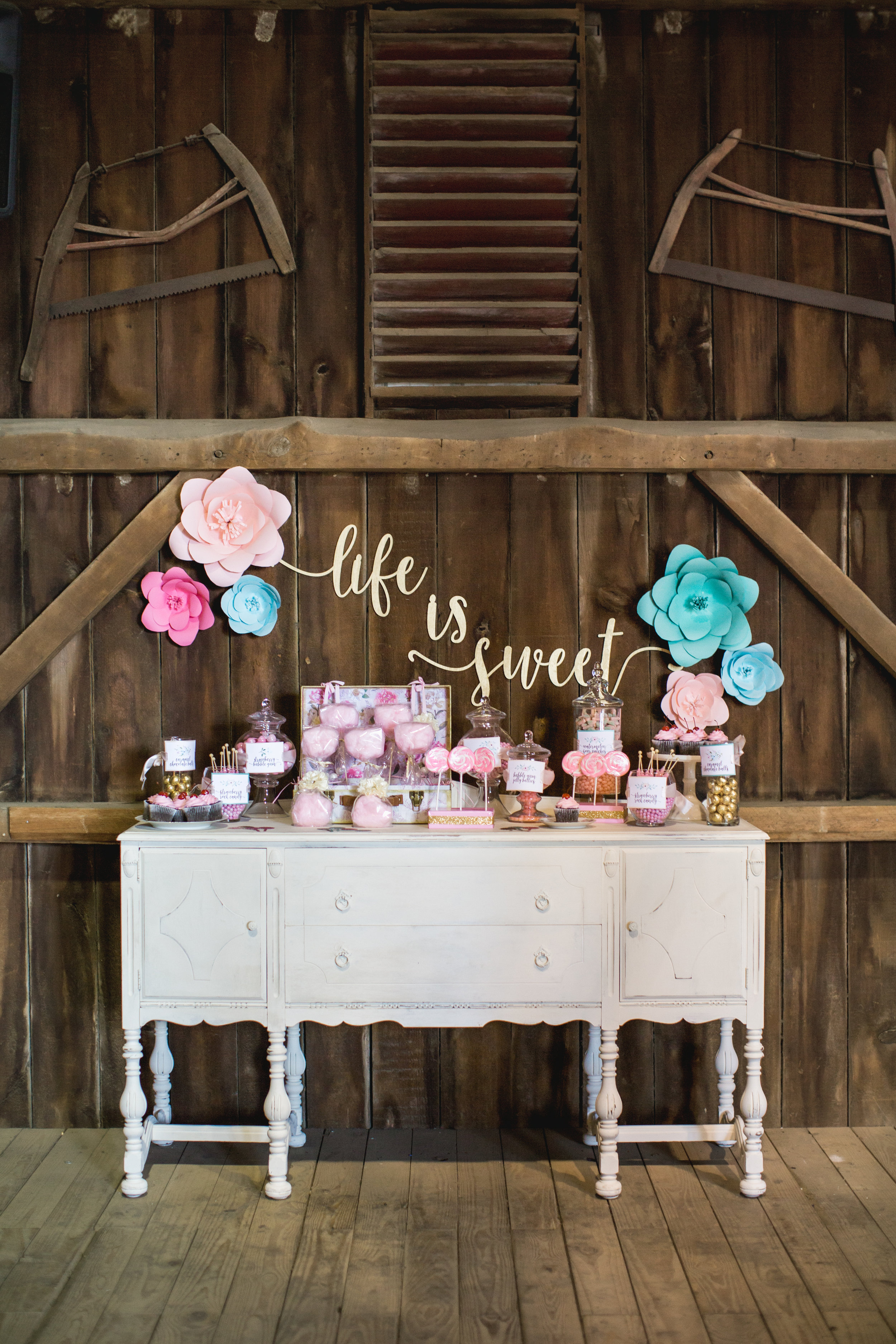 Boho Graduation Party - Samantha Joy Events - Honey Farms - Dessert Table.jpg