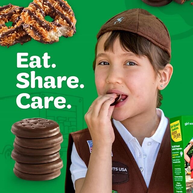 Interrupting your daily scrolling and #COVID19 news with a sweet announcement: you can buy Girl Scout Cookies at a #VirtualCookieBooth and have them shipped to your door - or donate 'em to comfort first responders, frontline workers, and causes in ne