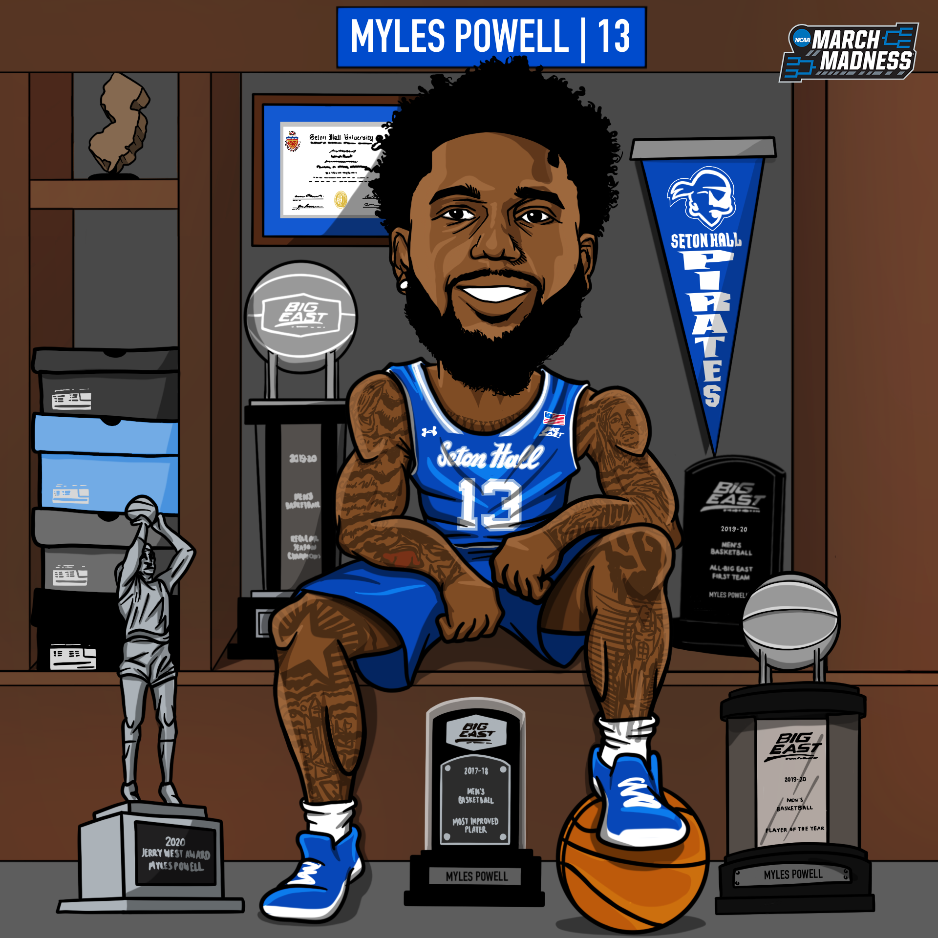 March Madness Seniors Locker Illustrations Powell.png