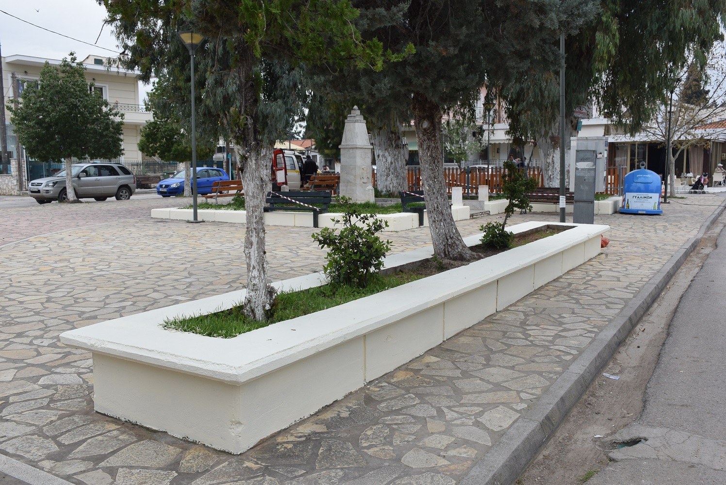 Ολοκλήρωση ανανέωσης Κεντρικής Πλατείας Φάρου Αυλίδας