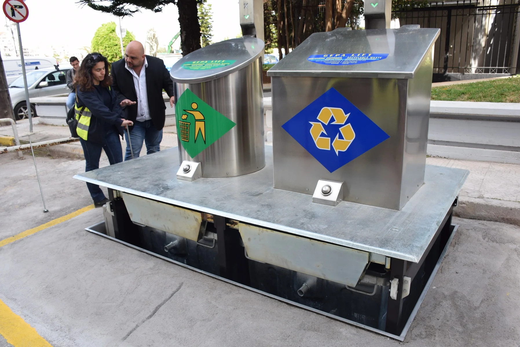 Σε πιλοτική λειτουργία σύστημα υπόγειων κάδων Χαλκίδας, σε ισχύ πρόστιμα για καταστροφείς τους και άλλα σχετικά..